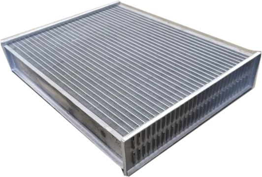 Custom aluminium bar and plate cooling core by Dolphin Radiators India